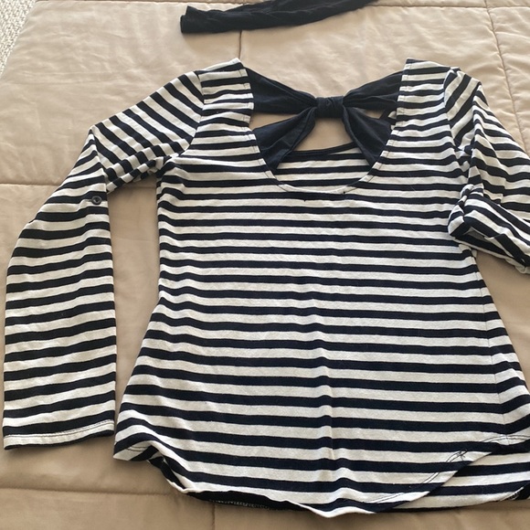 Original stripe top bow back - Picture 7 of 9